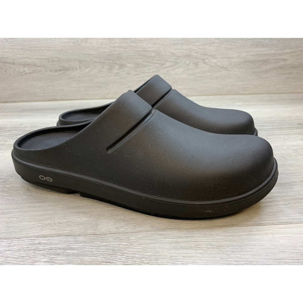 OOFOS OOCloog Black Recovery Clogs Men's 13 Slip On Casual Comfort Shoes